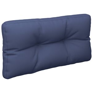 vidaXL Podu&scaron;ka na palety n&aacute;mořnick&aacute; modr&aacute; 120 x 40 x 12 cm textil