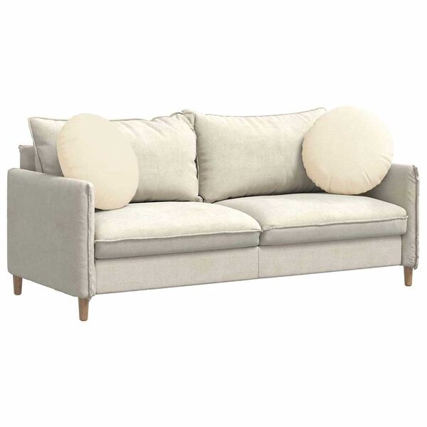 vidaXL Pol&scaron;t&aacute;ře na sedadla 2 pcs Kr&eacute;mov&aacute; &Oslash; 50 cm Žebrovan&aacute; l&aacute;tka