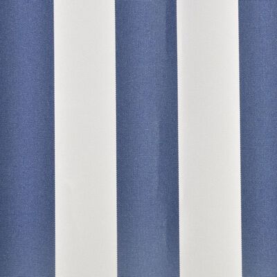 vidaXL Plachta na markýzu plátěná modro-bílá 6 x 3 m (bez rámu)