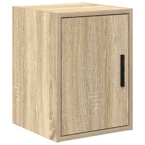 vidaXL Gar&aacute;žov&aacute; n&aacute;stěnn&aacute; skř&iacute;ň Sonoma Oak Engineered Wood