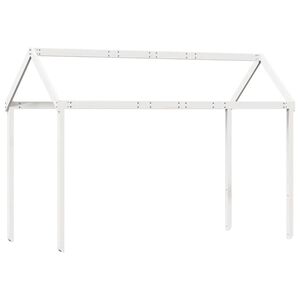 vidaXL Střecha na dětskou postel b&iacute;l&aacute; 217x95,5x159 cm masivn&iacute; borovice