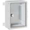 vidaXL Ovl&aacute;dac&iacute; skř&iacute;ň &Scaron;ed&aacute; 32 x 13 x 33 cm ABS plast