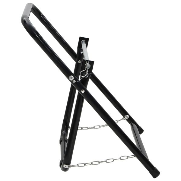 vidaXL Stojan na hadici 48 cm 45 kg černá ocel s práškovým nástřikem