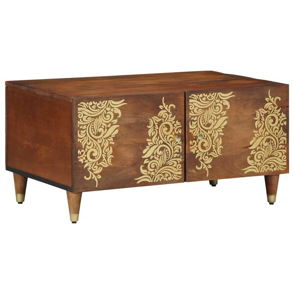 vidaXL Konferenční stolek Medová hnědá 80 x 50 x 40 cm