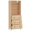 vidaXL Skř&iacute;ň highboard dub sonoma 69,5 x 34 x 180 cm kompozitn&iacute; dřevo