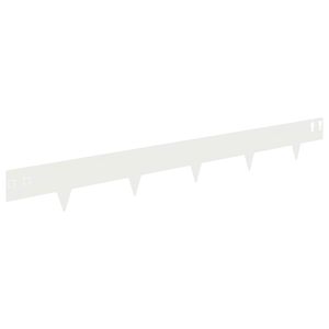 vidaXL Okraj tr&aacute;vn&iacute;ku 10 ks 100 x 12 cm Ocel B&iacute;l&aacute;