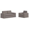 vidaXL Set pohovek 2 ks Taupe textil