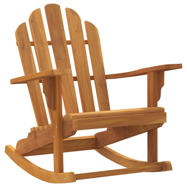 vidaXL Zahradn&iacute; houpac&iacute; židle Adirondack 2ks 79x100x103cm masivn&iacute; teak