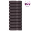 vidaXL Ručn&iacute;ky FROGN 25 ks antracitov&eacute; 100x150 cm 360 g/m&sup2;