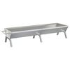 vidaXL Grilovac&iacute; z&aacute;sobn&iacute;k na dřevěn&eacute; uhl&iacute; 158x42x31 cm nerezov&aacute; ocel