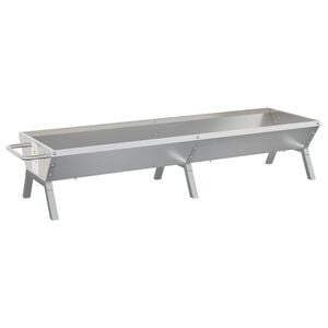 vidaXL Grilovac&iacute; z&aacute;sobn&iacute;k na dřevěn&eacute; uhl&iacute; 158x42x31 cm nerezov&aacute; ocel