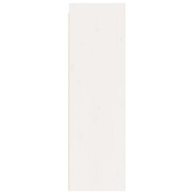 vidaXL Nástěnné skříňky 2 ks bílé 30 x 30 x 100 cm masivní borovice