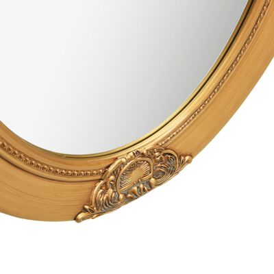 vidaXL Nástěnné zrcadlo barokní styl 50 x 60 cm zlaté
