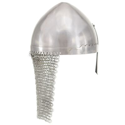 vidaXL Římská přilba pro LARPy replika stříbro ocel