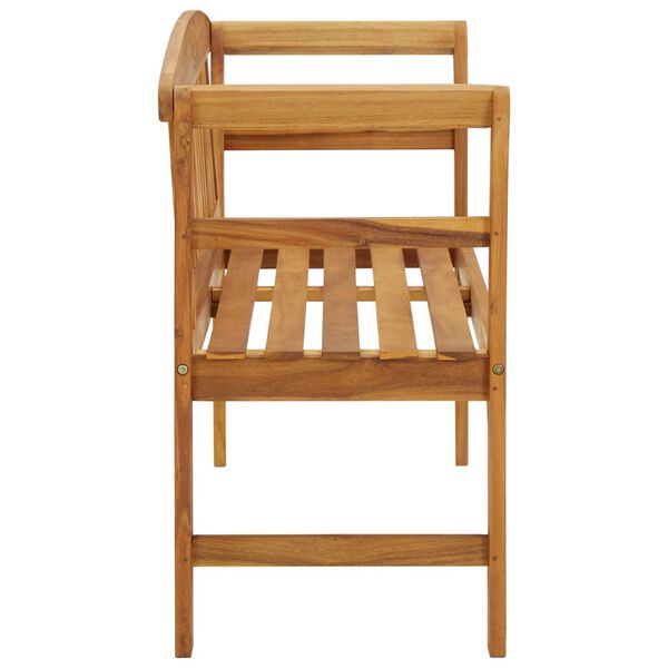 vidaXL Zahradní lavice 114 cm masivní akáciové dřevo
