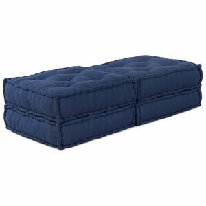 vidaXL Modulov&aacute; pohovka 2 pcs Indigo 140 x 70 x 36 cm Textil