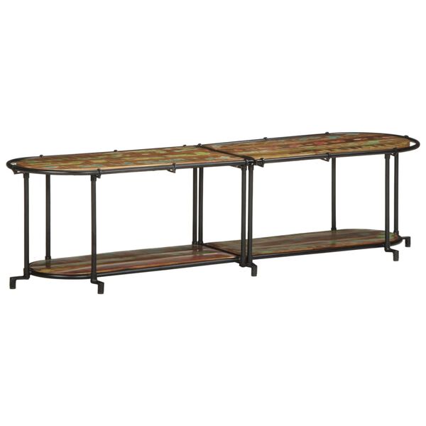 vidaXL TV stolek 160 x 42 x 40 cm masivn&iacute; recyklovan&eacute; dřevo
