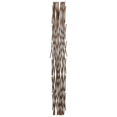 vidaXL Vrbové trelážové ploty 5 ks 180 x 120 cm