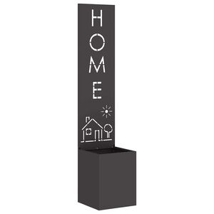 vidaXL Soukrom&iacute; na zahradě Řezac&iacute; Čern&aacute; 32 x 32 x 150 cm