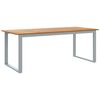 vidaXL Zahradn&iacute; stůl &Scaron;ed&aacute; 200 x 90 x 75 cm Masivn&iacute; ak&aacute;tov&eacute; dřevo