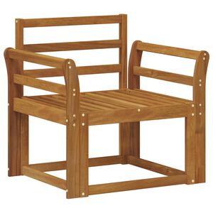 vidaXL Venkovn&iacute; pohovka Masivn&iacute; ak&aacute;tov&eacute; dřevo Př&iacute;rodn&iacute;