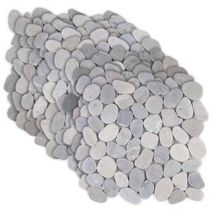 vidaXL Kameninov&eacute; dlaždice &Scaron;ed&aacute; 30 x 30 cm Ř&iacute;čn&iacute; obl&aacute;zky