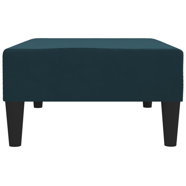 vidaXL Podnožka modr&aacute; 78 x 56 x 32 cm samet