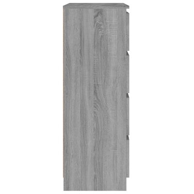 vidaXL Příborník šedý sonoma 60 x 35 x 98,5 cm kompozitní dřevo