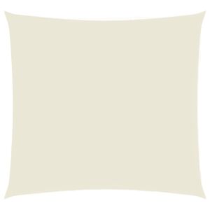 vidaXL Plachta proti slunci, oxfordsk&aacute; l&aacute;tka, čtverec 3,6x3,6m kr&eacute;mov&aacute;
