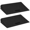 vidaXL N&aacute;jezdov&eacute; rampy na obrubn&iacute;k 2 ks 50 x 30 x 11 cm guma