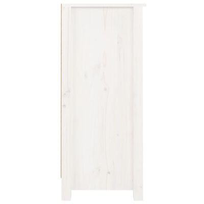 vidaXL Příborník bílý 40 x 35 x 80 cm masivní borové dřevo