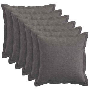 vidaXL Povlak na pol&scaron;t&aacute;ř 6 ks HOUTEN Světle &scaron;ed&aacute; 30 x 30 cm