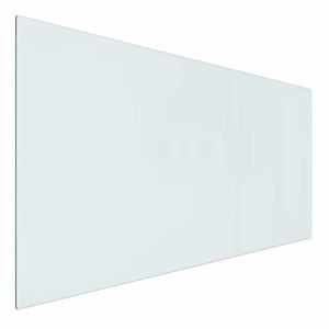 vidaXL Skleněn&aacute; deska k krbu Transparentn&iacute; 100 x 50 cm Sklo