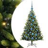 vidaXL Uměl&yacute; zavě&scaron;en&yacute; v&aacute;nočn&iacute; stromeček 150 LED Zelen&aacute; 120 cm PVC a PE
