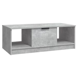 vidaXL Konferenčn&iacute; stolek betonově &scaron;ed&yacute; 102x50x36 cm kompozitn&iacute; dřevo