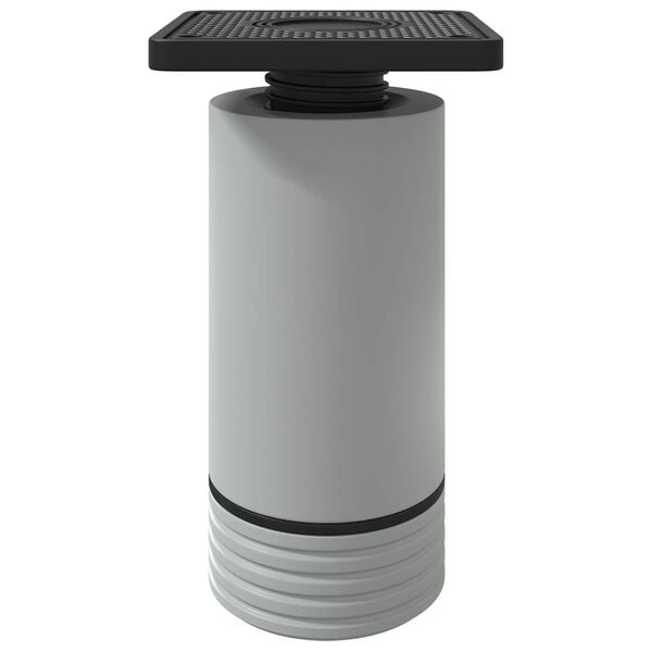 vidaXL N&aacute;bytkov&eacute; nohy Nastaviteln&aacute; 2 pcs B&iacute;l&aacute; 64 x 64 x 100 mm PP