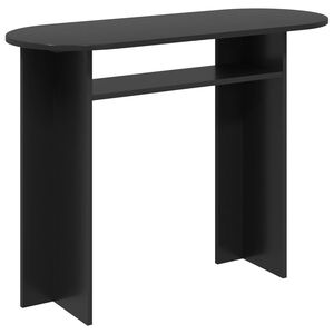 vidaXL Konzolov&yacute; stolek Čern&yacute; dub 100 x 39,5 x 75 cm Kompozitn&iacute; dřevo