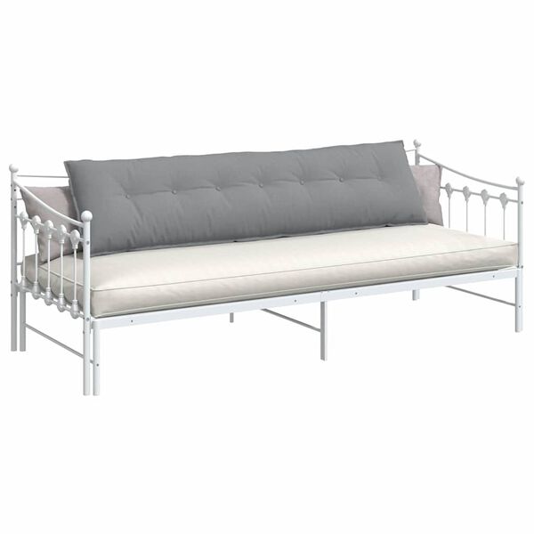 vidaXL Pol&scaron;t&aacute;ř na z&aacute;da Světle &scaron;ed&aacute; 200 x 19 x 50 cm textil