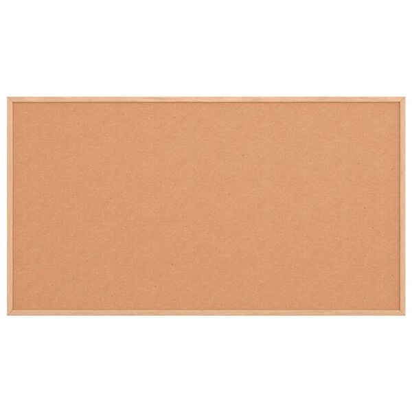 vidaXL Korkov&aacute; tabule s r&aacute;mem z masivn&iacute;ho borovicov&eacute;ho dřeva 100 x 55 cm