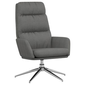 vidaXL Relaxačn&iacute; křeslo světle &scaron;ed&eacute; textil
