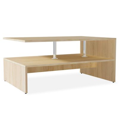 vidaXL Konferenční stolek dřevotříska 90x59x42 cm dub