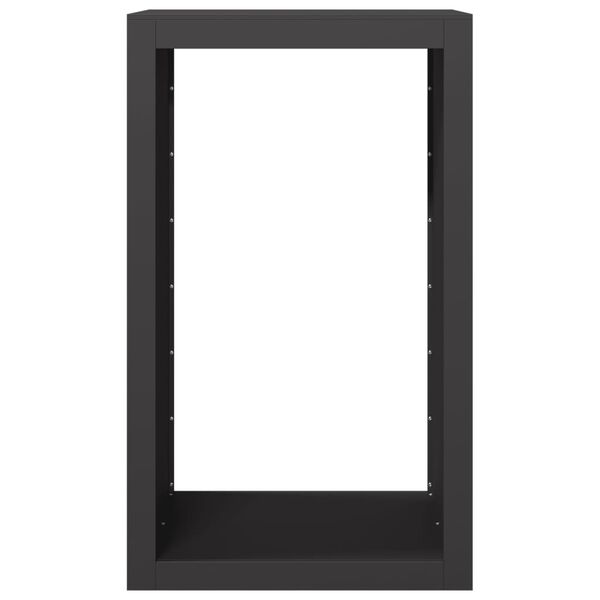 vidaXL Stojan na palivov&eacute; dřevo čern&yacute; 60 x 40 x 100 cm ocel