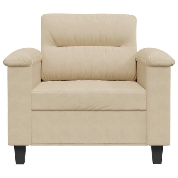 vidaXL Křeslo kr&eacute;mov&eacute; 60 cm tkanina z mikrovl&aacute;kna