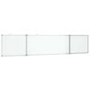 vidaXL Magnetick&aacute; tabule rozkl&aacute;dac&iacute; 200 x 40 x 1,7 cm hlin&iacute;k