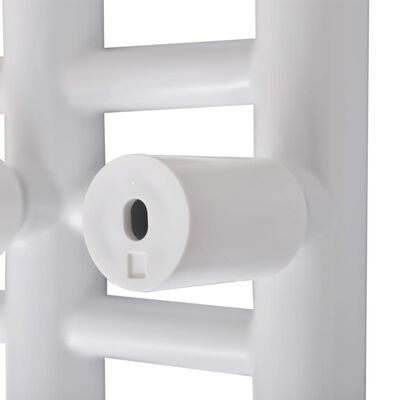 Žebříkový radiátor na ručníky, tvar E, ústřední topení 600 x 1400 mm