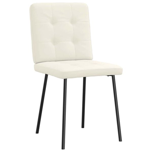 vidaXL J&iacute;deln&iacute; židle 6 ks kr&eacute;mov&eacute; samet