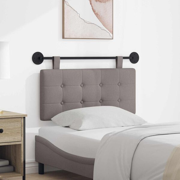 vidaXL Z&aacute;věsn&aacute; čeln&iacute; deska N&aacute;stěnn&yacute; Taupe 100 x 55 x 5 cm textil