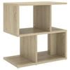 vidaXL Nočn&iacute; stolek dub sonoma 50 x 30 x 51,5 cm kompozitn&iacute; dřevo
