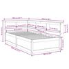 vidaXL Postel s knihovnou bez matrace b&iacute;l&aacute; 90x200 cm masivn&iacute; borovice