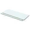 vidaXL Policov&eacute; desky 2 ks sklo čir&eacute; 50 x 15 cm